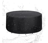 Round Dust Cover Chair Table - Simple Round Table Chair] The Round Patio Cover is Very High and Easy to Clean. Waterproof UV Resistant Anti-Constitution Cover for Patio Decking