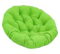 Round Egg-shaped Hanging Cushion For Outdoor Rocking Chairs, Removable Cover, Soft, Thick Seat Cushion For The Patio(Vert,50x50cm)