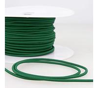 Round Elastic Cord - Bottle Green - 3mm - per metre
