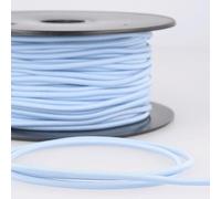 Round Elastic Cord - Light Blue - 3mm - per metre