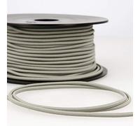 Round Elastic Cord - Medium Grey - 3mm - per metre