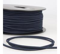 Round Elastic Cord - Navy Blue - 3mm - per metre