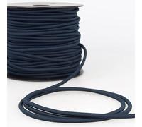 Round Elastic Cord - Navy Blue - Sold per Metre