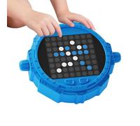 Round Electronic Strategy Board Game - Portable AI Smart Puzzle Set, ABS Interactive Toy 12.6x10.4cm | Gomoku Thinking Challenge Kids Adults Travel Entertainment Learning Activity Device