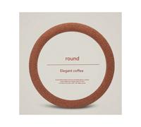 (Round-Elegant Brown, Large - 40cm) Steering wheel cover plush winter universal car steering wheel handle cover short plush non-slip warm imitation lambswool