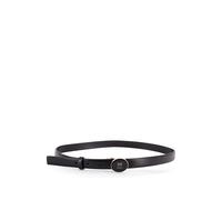Round Enamel H2 Belt- female- PINKO- Belts- Black- L- Accessories L