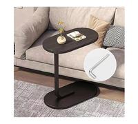 Round End Table, Snack Side Table Slide Under Couch Sofa, Telephone Sofa Side Table Dining Table C Shaped End Tables Laptop Desk For Living Room, Bedroom, And Office Other Small Spaces