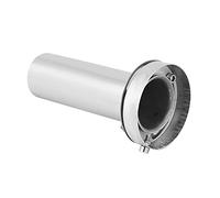 Round Exhaust Muffler Tip, 3 Sizes Universal Stainless Steel Auto Car Exhaust Muffler Tip Adjustable Removable Sound Silencer(4in)