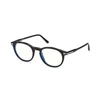 Round Eyeglasses - male - Tom Ford - Glasses - Black - 48 MM - Accessories 48 MM