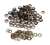 Round Eyelet Grommets Set Premium Copper Iron Durable Decorative Accessories for Leather Craft Clothing Bags Shoelaces Belts Fabric Textiles 20Pcs 100Pcs 8mm 10mm 12mm 14mm 17mm (10mm 100sets)
