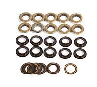 Round Eyelet Grommets Set Premium Copper Iron Durable Decorative Accessories for Leather Craft Clothing Bags Shoelaces Belts Fabric Textiles 20Pcs 100Pcs 8mm 10mm 12mm 14mm 17mm (17mm 20sets)