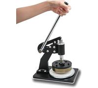 Round Fabric Sample Cutter, Textile Carpet Cutter for 0-10mm Thick, Ideal for Leather & Fabrics, 100 Sqcm Disc