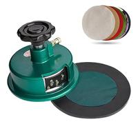 Round Fabric Sampler Cutter - Manual 100 cm² Circular Cutting Tool for Textiles Leather & Cloth Samples Precision Disk Paper Cutting for DIY Projects Crafting & Sewing