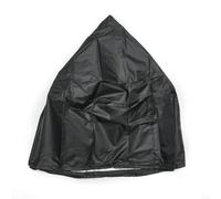 Round Fire-Pit Cover Waterproof Outdoor Protector Heavy Duty Oxford Fabric Dustproof Snow Frost Rain Resistant Breathable Patio BBQ Stove Cover for Garden Yard All Season Use(75 * 30CM)