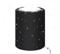 Round Fire Pit Cover - Waterproof Protection with Drawstring | Outdoor Windproof Fire Pit Cover | for Garden, Backyard, Patio, Camping, Picnic, Fireplaces, Furniture, All