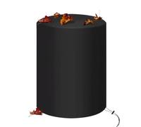 Round Fire Pit Cover - Waterproof Protector with Drawstring - UV Resistant Patio Fire Bowl Cover,For Campfires Fireplaces Garden Yard Backyard Patio Farm Camping Tailgate Party Picnic Cooking
