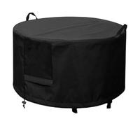 Round Fire Pit Cover with Handle, Dustproof Waterproof Oxford Cloth for Outdoor Garden Patio- 75cmx75cmx30cm