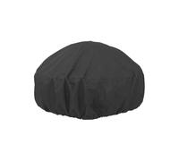 Round Fire Pit - Windproof Cover, Weather Resistant, Outdoor Protective, Durable Material with Secure Drawstring | Ideal for Snow Debris, Droppings, Rainfall
