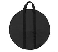 Round Fireplace Storage Bag 65cm Fabric Round Fireplace Storage | 600D polyester, PVC lining, weather-resistant, dual handles, black design