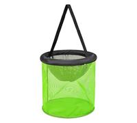 Round Fish Basket - Buoyancy 25/35 cm Floating Live Shrimp Basket | Durable Net Fishing Equipment for Storing Catch | Portable Water Resistant Fish Net with Float Ring for D