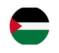 Round Flag of The State of Palestine Pattern Magnets 2.2 in - Acrylicï¼Œ Strong & Non Scratch for Fridge,Locker,Office & Kitchen Deco