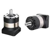 Round Flange Planetary Gearbox Step-Down 100/110/130/180mm Motor Reducer for 3Phase Nema42/52 Stepper 1/1.5/2/3KW Servo(PLE060 14mm Input,Ratio 30 to 1)