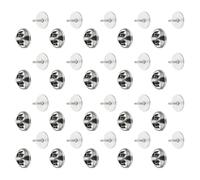 Round Flat Badge Backs Stainless Steel 25mm Diameter Strong Grip Suitable for Conventions Social Gatherings Stainless Steel Badge Backer