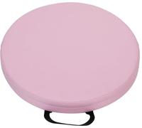 Round Floor Cushion with Handle and Zip, Waterproof Soft PU Leather Cushion for Room, Home, Play Center, Classroom, Nursery