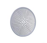 Round Floor Drain Grate 13.7cm Silver Rust-Proof Filter