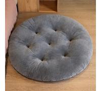 Round Floorfor Adults - Soft Grey& Yogafor Living Room Sofa & Outdoor Use 50 cm Pp Cotton Comfort