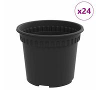 Round Flower Pot Plastic Modern Planter Outdoor Indoor Garden Terrace vidaXL