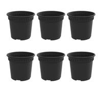 Round Flower Pot Plastic Modern Planter Outdoor Indoor Garden Terrace vidaXL