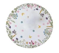 Round Flower Tablecloth - 47 Inch Dustproof Elastic,Elastic Edge Table Cloth | for Parents Renters Restaurant Coffee Shop Family Dinner Kitchen Home Dining Room Holiday Party Gathering