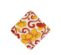 Round flower wreath Print Car Air Freshener Hanging 6-Pack Lavender Scented Car Fresheners Card for Car and Home