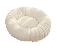 Round Fluffyy Pet Bed - Cozy Round Dog Bed, Small Dogs Relaxation Bed | Soft Dog Sleeping Bed, Non Slip Plush Cat Bed, Washable Comfortable Round Cat Pets Resting Beds for Cats, Kittens and Breeds