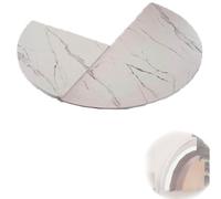 Round Folding Table Top Extender - 47in & 51in Marble Dining Table Extension for Space-Saving Family Dinners Wood Tabletop 180cm/70in - Versatile and Portable