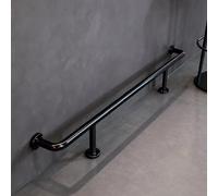 Round Foot Rest for Bar, Kitchen Island Foot Rail Kit with Installation Kit - Wall Mount Kick Bar for Basement Pub, Commercial & Residential