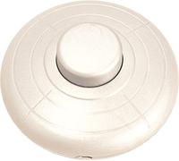 Round Foot Switch - Lights can be switched off using your foot, no need to bend (White)