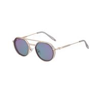 Round Frame Sunglasses Suitable For Women And Men, Polarised Double Bridge Outdoor Punk Uv400(C7)