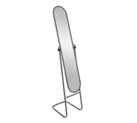 Round Full-Length Mirror - 153cm x 30cm Harbour Housewares Silver One Size