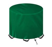Round Garden Furniture Cover Waterproof ø 70x50cm Round Winter Covers for Garden Furniture,Windproof Round Outdoor Furniture Covers ,Circular Cover for Outside Table Chair Sofa (Green)