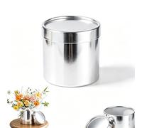 Round Gift Box Round Cardboard Box For Arrangements Candy Chocolate Packaging, Nesting Gift Boxes With Lids For Flowers Arrangements Empty, Bridesmaid, Proposal, Wedding, Birthday, Party Favor (Silver