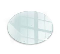 Round Glass Cutting Board High Quality Rubber Feet 30cm