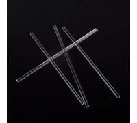 Round Glass Stirring Rod, Borosilicate Glass Stirring Rods For Lab And Chemistry Pack Of 5 Multiple Sizes(0.3x12inch)
