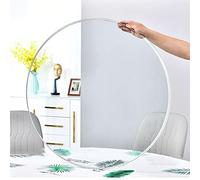 Round Glass Tabletop - Tempered Glass Heat Resistant & Easy to Clean Available in 38cm 48cm 55cm 68cm 75cm 80cm 90cm 100cm Sizes - Perfect for Coffee Dining and Garden Tables
