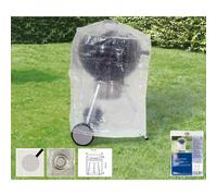 Round Grill Cover Transparent 70x90cm BBQ Cover