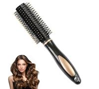 Round Hair Brush for Blow Dry - Radial Vent Hairbrush Round Barrel Curling Brush Comb to Create Smooth Curls and Wavy Hairs, Anti-Static Professional Hairstyling Tool for All Hair Types Women Men