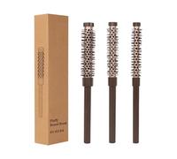 Round Hair Brush - ShiningUU 3 Pack Honeycomb High Skull Top Modeling Roller Comb | Barber Brush for Curly Hair & Blow Drying | High Crown Styling Brush Set for Women and Men