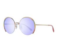 Round Half-Rim Sunglasses - female - Swarovski - Sunglasses - Yellow - ONE SIZE - Accessories ONE SIZE