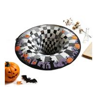 Round Halloween Rug Non-Slip Scary Soft Scary 3D